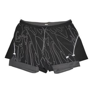 Fabletics Fundamental Short II Lined 5” Men’s XXL Black Reflective EUC